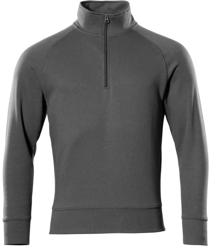 Mascot Crossover Sweatshirt met korte rits 50611-971 - donkerantraciet - L