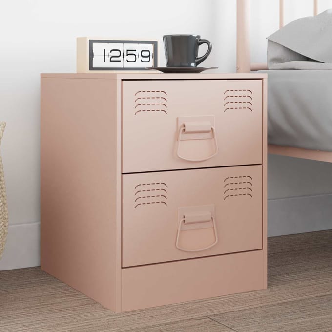 vidaXL - Kast - Handvatten - 2 - st - Roze - 85 - x - 45 - mm - Metaal