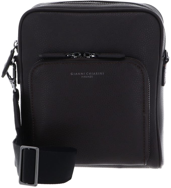 GIANNI CHIARINI Schoudertas Florence Crossbody Bag T.Moro Donkerbruin
