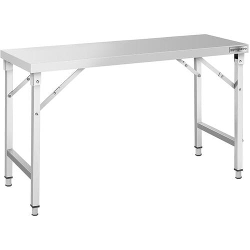 GGM Gastro Edelstahl Arbeitstisch - klappbar - 1500x700mm