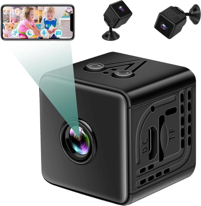 Draagbare mini-videocamera met wifi en bewegingsdetectie - HD 1080p