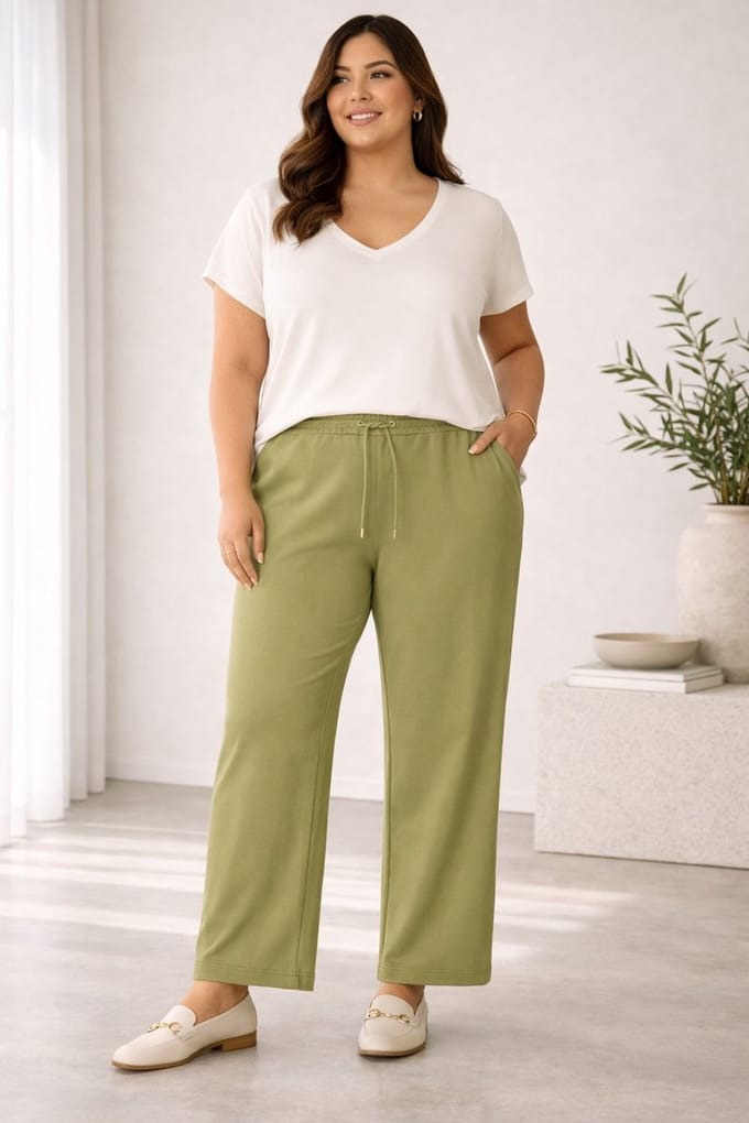 YEST CURVE Jerina - Olive - maat 2(50)