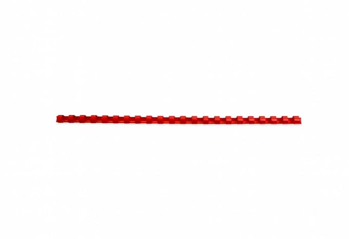 GBC Bindrug Combbind 6 mm – 21 Ringen - A4 - Rood - 100 Vel