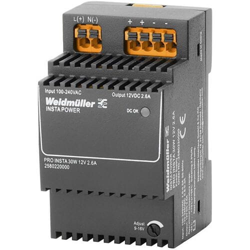 Weidmüller 2580220000 Schakelnetvoeding 12 V/DC 2.6 A 30 W Inhoud 1 stuk(s)