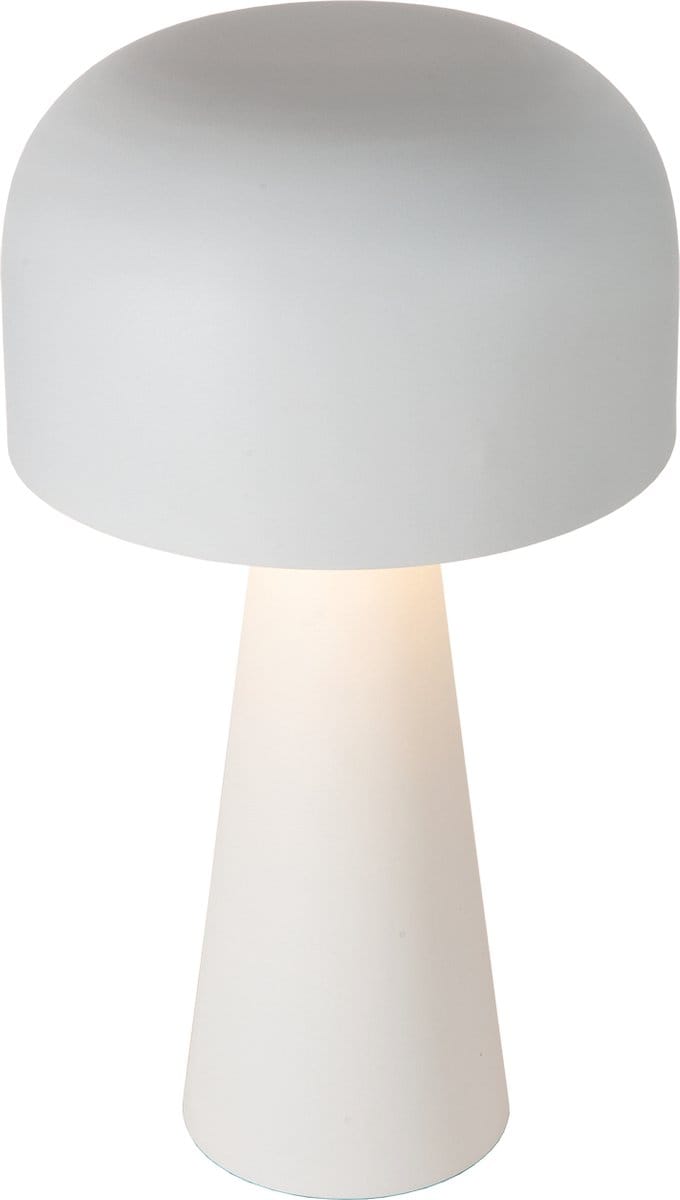 Atmooz - Mush - Tafellamp - Wit - Paddenstoel - Mushroom - 25 x 45 x 25 cm - Metaal