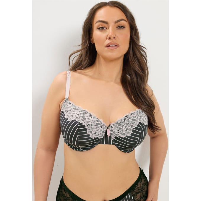 Yours Yourset 2Pack Beugelbeha Met Vulling En Zwarte Strepensize 85C