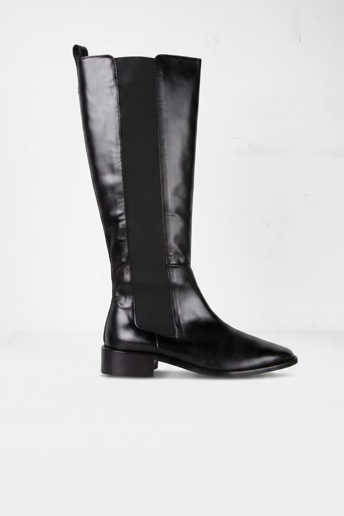 LK Bennett Zara Riding Boot Black Größe: 37 | Stiefel Outlet | Damen | Schwarz