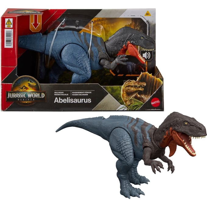 Jurassic World Saga Wild Roar: Abelisaurus Dinosaur Figure