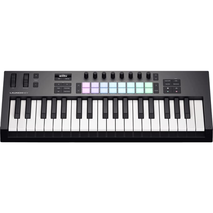 Novation Launchkey 37 MK4 - MIDI Keyboard Controller - 37 Toetsen - 16 FSR Pads met Polyfone Aftertouch - OLED Display - USB