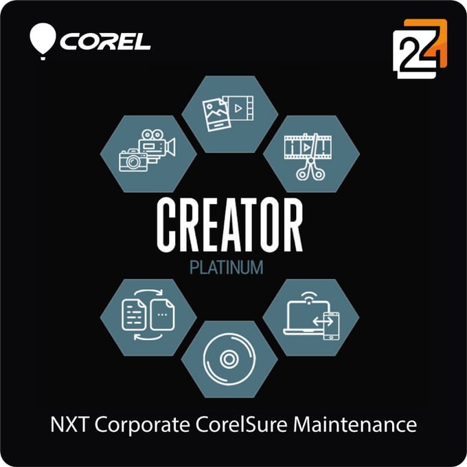Corel Creator Platinum NXT Corporate CorelSure Maintenance 5 - 50 Gebruiker(s)