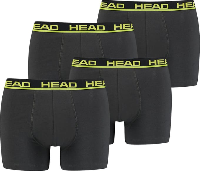 BOXERS Set van 4 hoofd-basisboxerbroeken voor heren, ondergoed, ondergoed