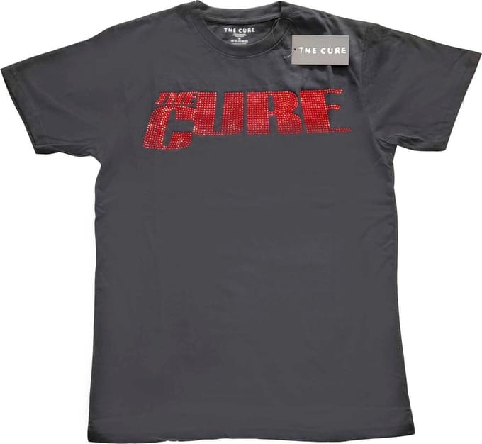 The Cure - Logo Heren T-shirt - L - Zwart