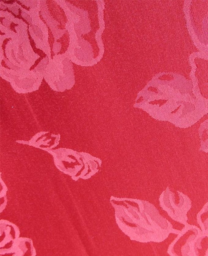 Acanthus Rosegarden Dekbedovertrek - Eenpersoons - 140x200/220 cm - Rood