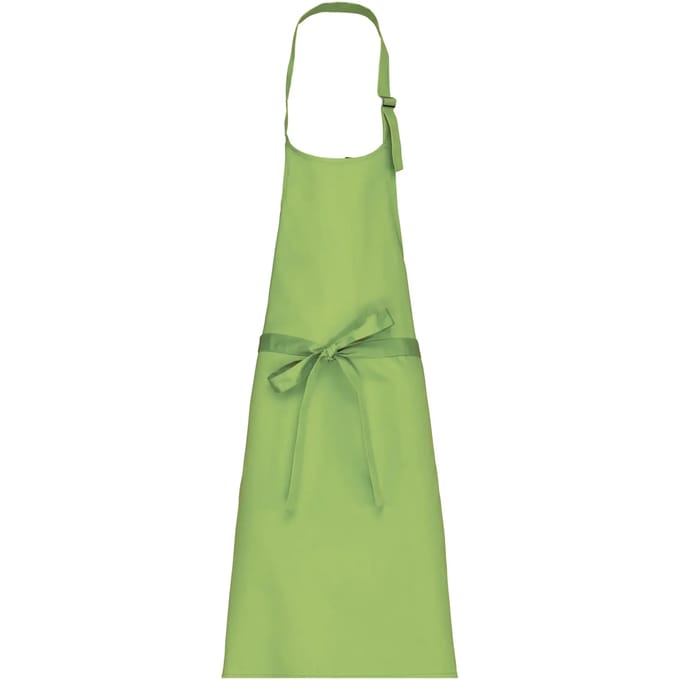 Schort/Tuniek/Werkblouse Unisex One Size Kariban Lime 35% Katoen, 65% Polyester