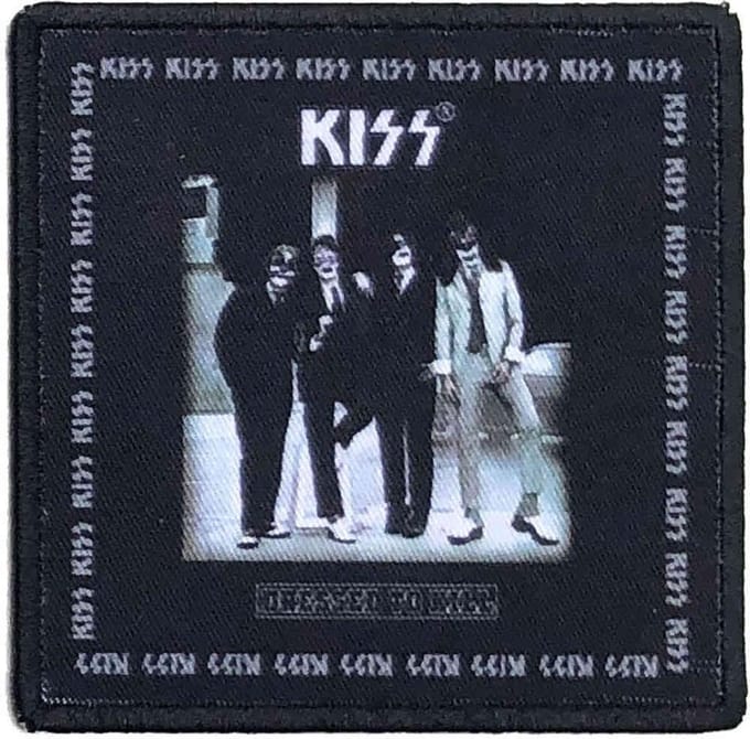 Kiss - Dressed To Kill Patch - Zwart