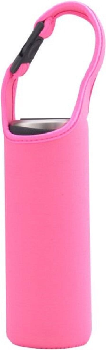 Eizook Fles koelhoud hoes met hengsel - ROZE