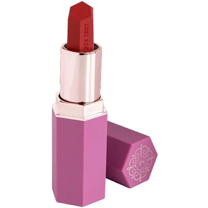 Cent Pur Cent Velvet Lipstick Red Rose - Matte kleur - Romige textuur - Fluweelzacht