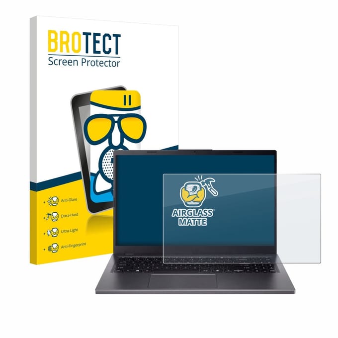 BROTECT - Screenprotector voor Acer Aspire 15 A15-51 - Folie Beschermfolie Beschermglas matte