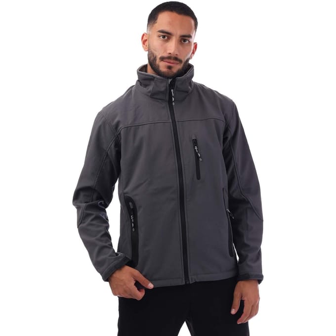 Trespass Heren Soft Shell-jasje (Grijs)