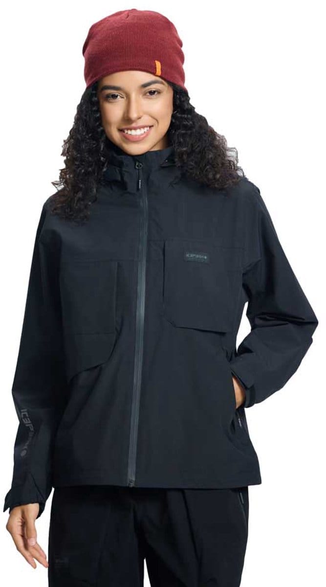 Icepeak Brilliant I Regenjas Zwart 46 Vrouw