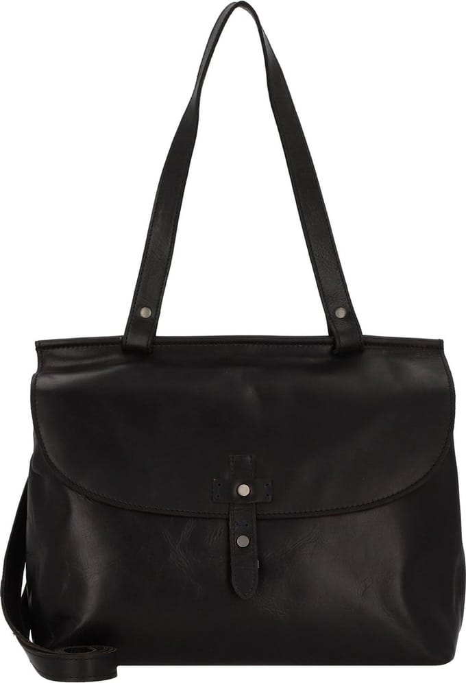 HAROLD'S Leren Schoudertas Aberdeen Shoulderbag Black Zwart