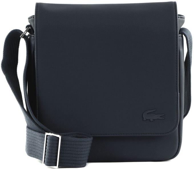 LACOSTE Schoudertas Men's Classic Flap Crossover Bag Marine 166 Donkerblauw