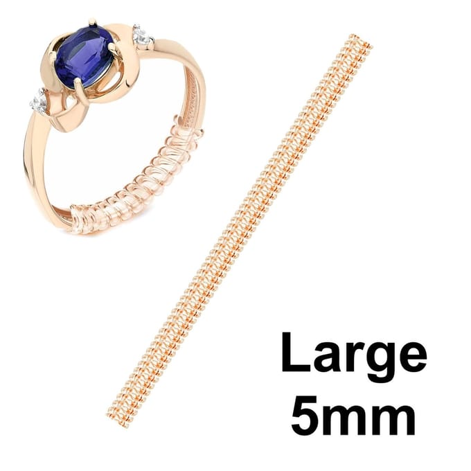 Fako Bijoux® - Ringverkleiner - Ring Verkleiner Gouden Ring - Large - 10cm - Goudkleurig