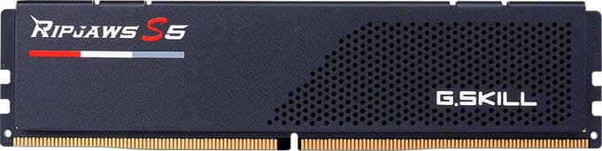 G.Skill Ripjaws S5 DDR5-6000 - 32GB - CL32 - Dual Channel (2 pcs) - Intel XMP - Zwart