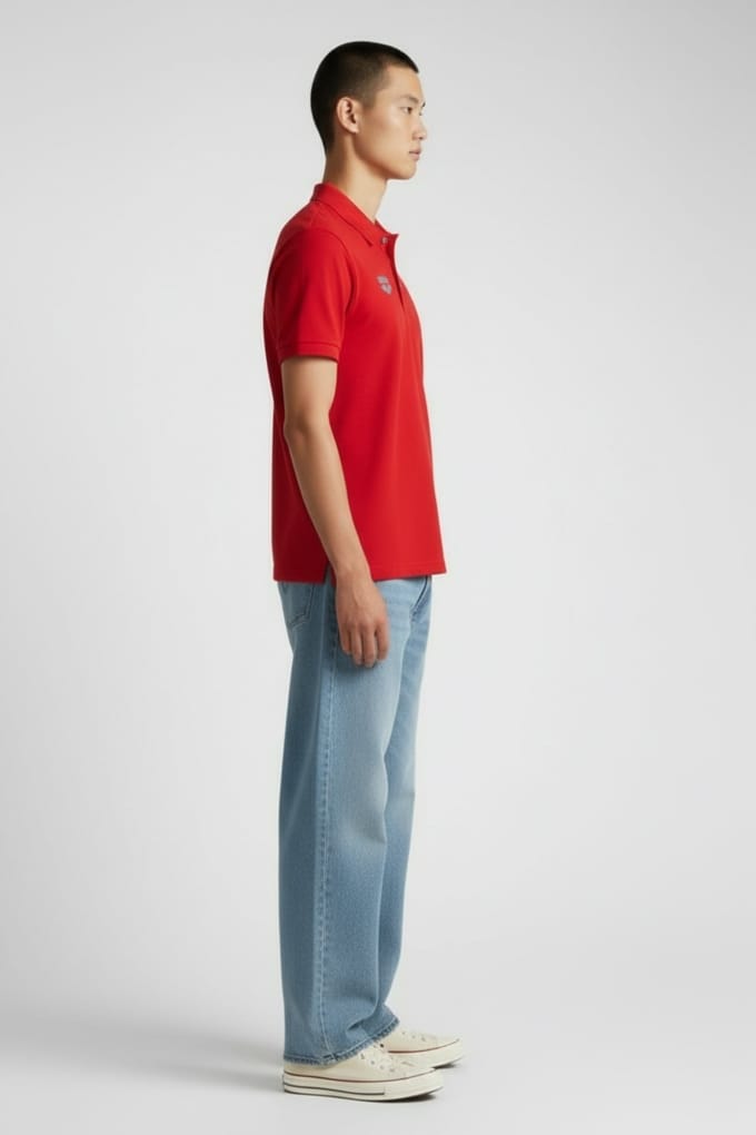 Arena Unisex Tl Tech S/s Polo Red Maat: S | Poloshirts Outlet | Unisex | Rood