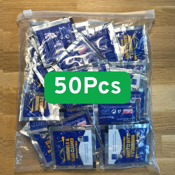 Multifunctionele autoruitreinigingstabletten - Geconcentreerde bruisende sprayreiniger 50Pcs