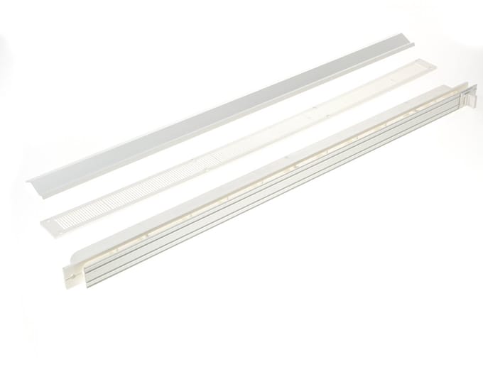 Ventilatierooster Fresh 101 HG wit compleet, 695x41x24 mm (lxhxb)