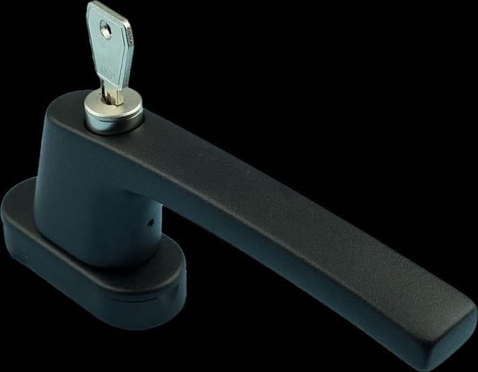 DX- AMI Draai kiep raamgreep SKG **® type 812 zwart