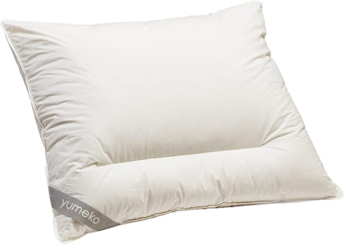 Yumeko hoofdkussen ganzendons 60x70 medium - Biologisch & ecologisch