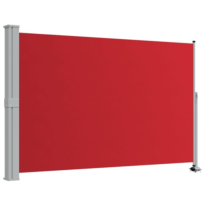 vidaXL - Tuinscherm - uittrekbaar - 160x300 - cm - rood