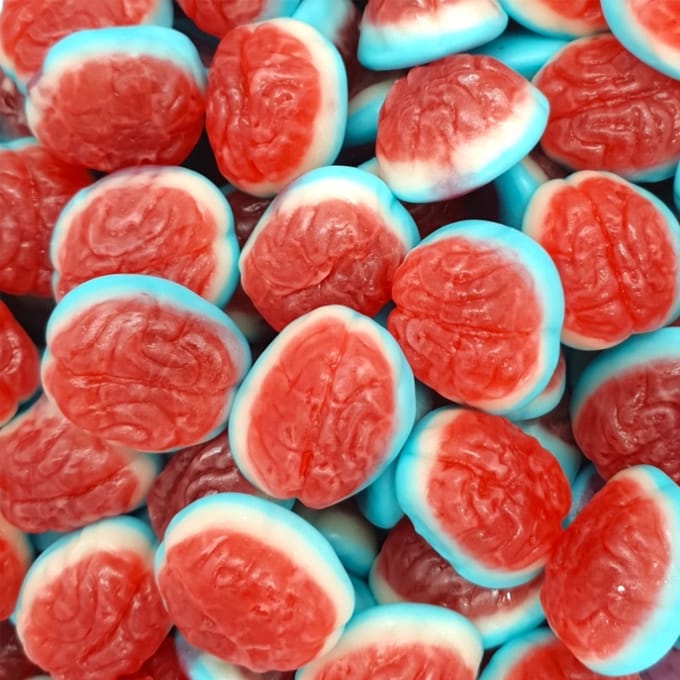 Filled Brains - snoep - hersenen - 1kg - Halloween snoep