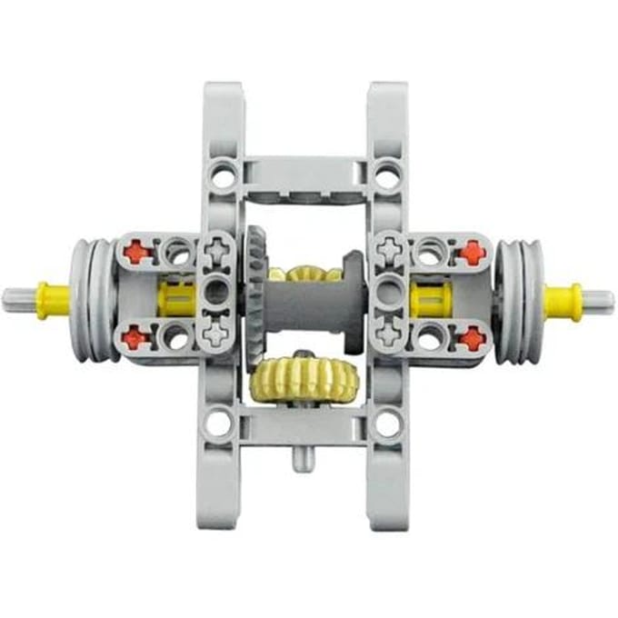 MIJN EIGEN CREATIE Tech Differentieel Bouwstenen Mechanisch Speelgoed High Tech Component Differentieel Tandwielen Montage Inclusief 6573 62821 65414
