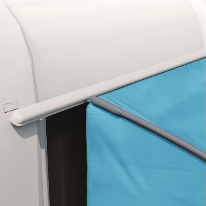 vidaXL - Achterkleptent - Blauw - 194 - x - 180 - x - 210 - cm - taft