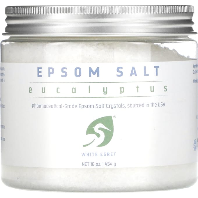 Epsomzout, Eucalyptus, 454G(16oz) white
