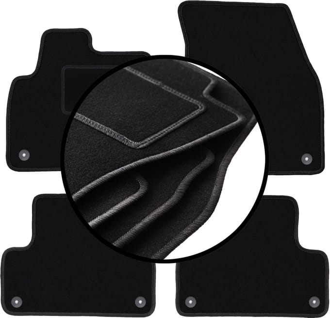 Complete set veloursmatten voor: Range Rover Evoque SUV (2011-2018)