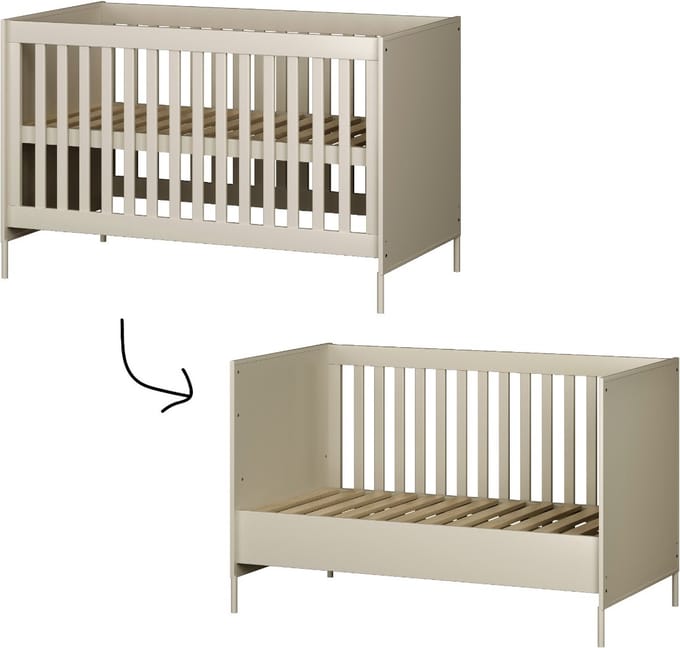 Born Lucky ® Meegroei Ledikant Belmond Clay 70 x 140 cm