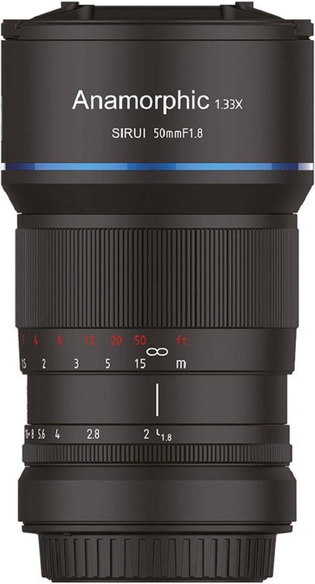 Sirui 50 mm F1.8 Anamorphic Lens 1.35X (MFT-mount)