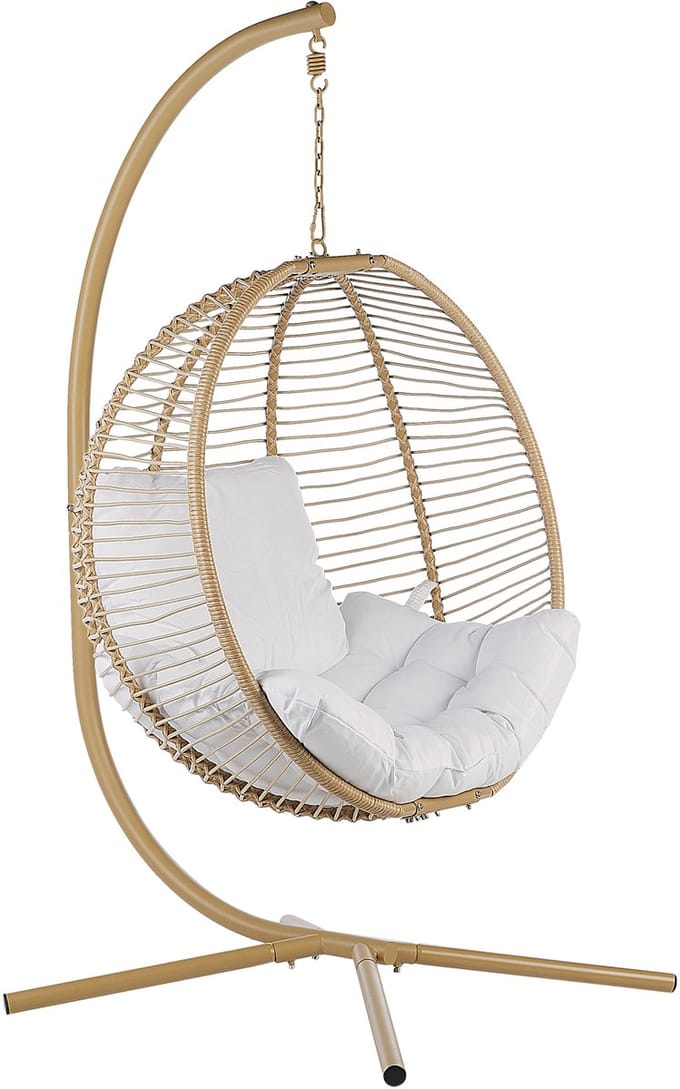 ARCO - Hangende stoel - Beige - Polyester