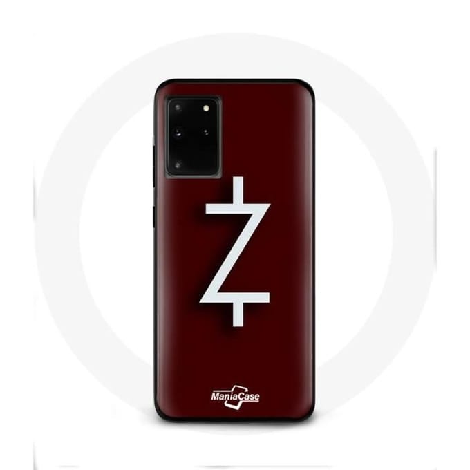 Coque - Ozark - Samsung Galaxy S11 Plus - Logo Z - Rouge - Protection Rigide blanc