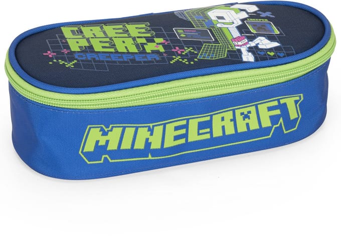 Minecraft Etui Ovaal Creeper - 23 x 6 x 9,5 cm - Polyester