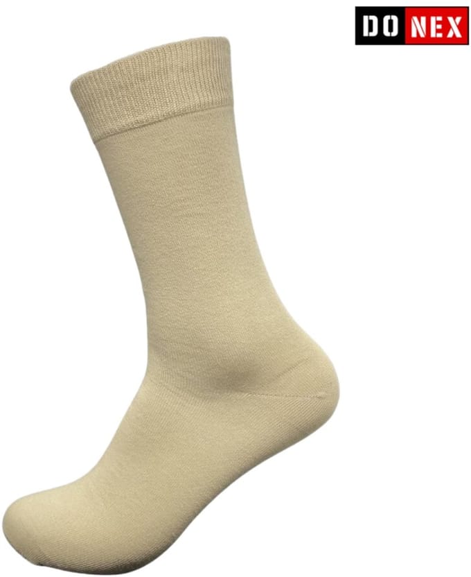 6 Paar Top kwaliteit Herensokken - 95% Katoen - DONEX® - Beige Maat 43-46