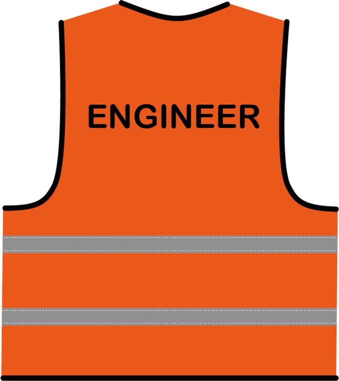 Engineer hesje oranje