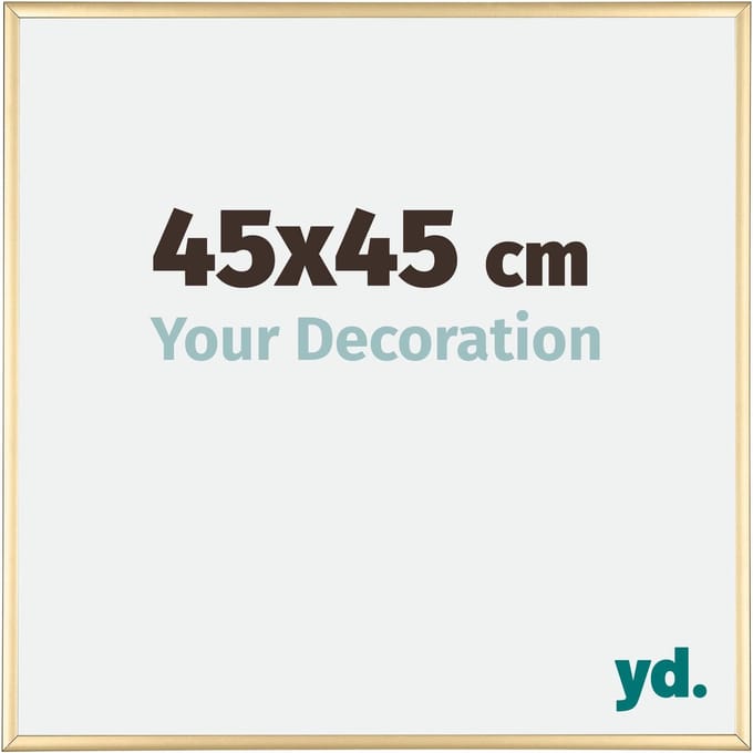 Your Decoration - Fotolijst 45x45 cm - Aluminium - Goud - Kent
