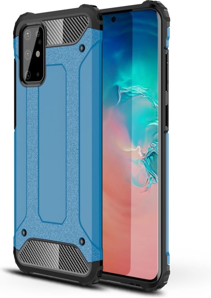 Lunso - Armor Guard hoes - Geschikt voor Samsung Galaxy S20 Plus / S20+ - Lichtblauw