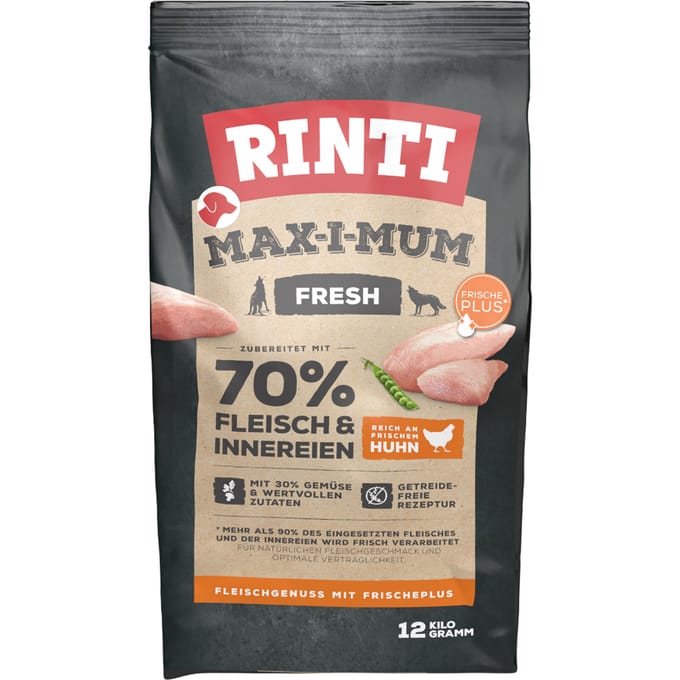 2x12kg Max-i-mum Kip RINTI Max-i-mum Hondenvoer