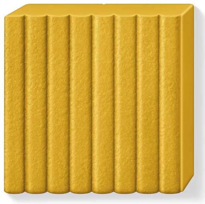 Fimo klei soft Leather oker geel 8010-179